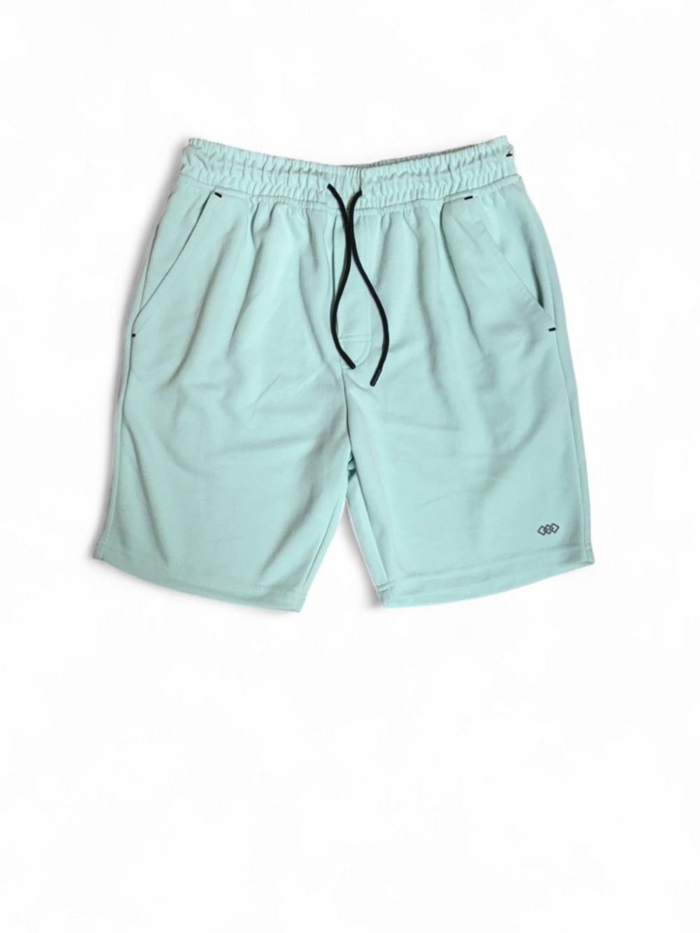 LEG3ND Men's Active Sweat Shorts Light Aqua Green Size Medium